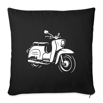 Two-stroke legend - Sofa pillowcase 17,3'' x 17,3'' (45 x 45 cm) - black - Front