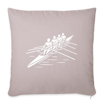 Rhythm at the helm - Sofa pillowcase 17,3'' x 17,3'' (45 x 45 cm) - light taupe - Front