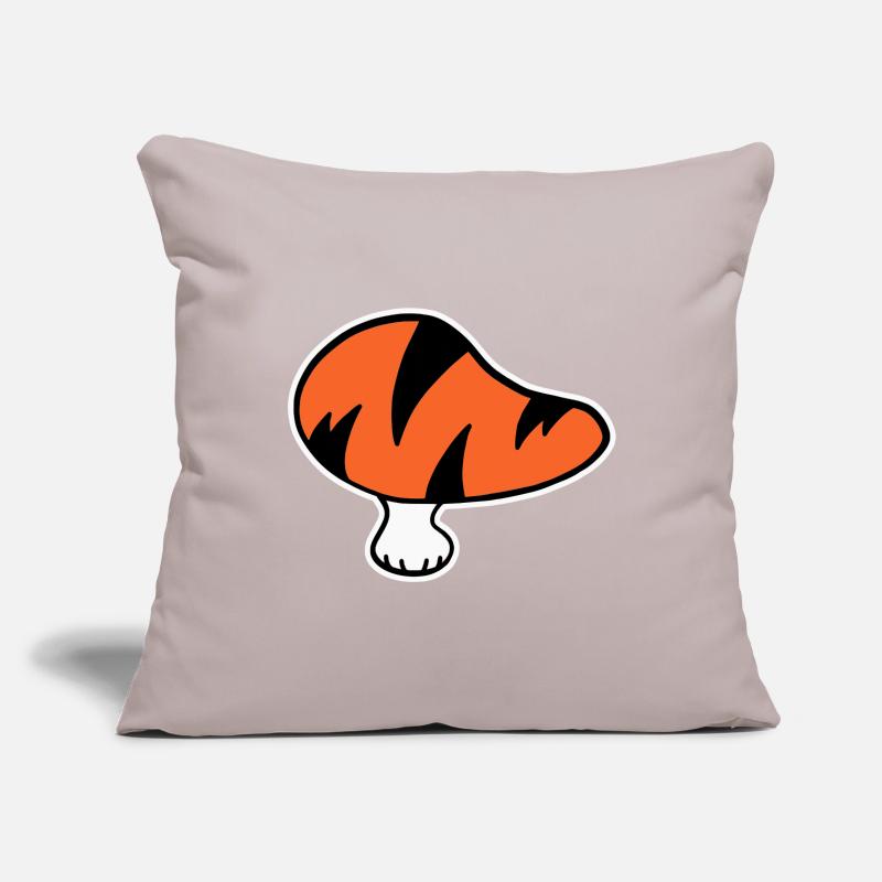 Tiger Mushroom Logo STICK Variant Sofa pillowcase 17,3'' x 17,3'' (45 x 45 cm)
