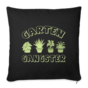 Garden Gardener Gardening Saying Horticulture Plants - Sofa pillowcase 17,3'' x 17,3'' (45 x 45 cm) - black - Front