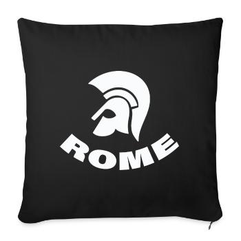 Rome - Sofa pillowcase 17,3'' x 17,3'' (45 x 45 cm) - black - Front