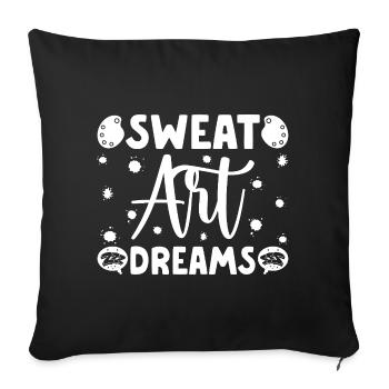 Funny Art Painter Sweat Art Dreams Drawing Gifts - Sofa pillowcase 17,3'' x 17,3'' (45 x 45 cm) - black - Front