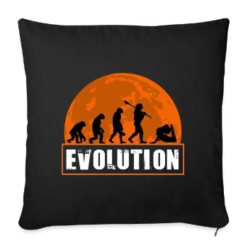 Entwicklung von Yoga Girl Yoga Mama Yoga Lover - Sofakissenbezug 45 x 45 cm - Schwarz - Vorne