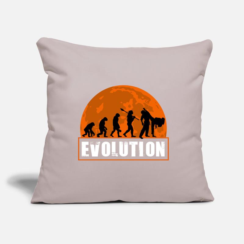 Judo Evolution Martial Arts Sunset Silhouette Housse de coussin décorative 45 x 45 cm