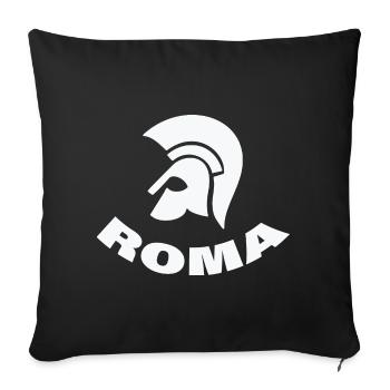 Roma - Sofa pillowcase 17,3'' x 17,3'' (45 x 45 cm) - black - Front
