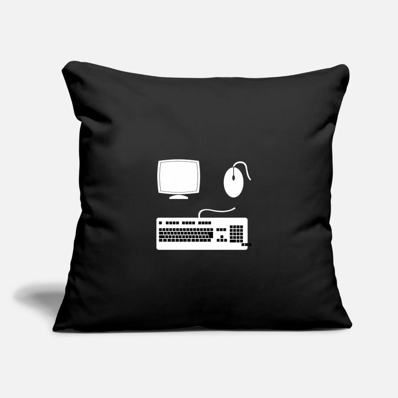 Computer set Housse de coussin décorative 45 x 45 cm