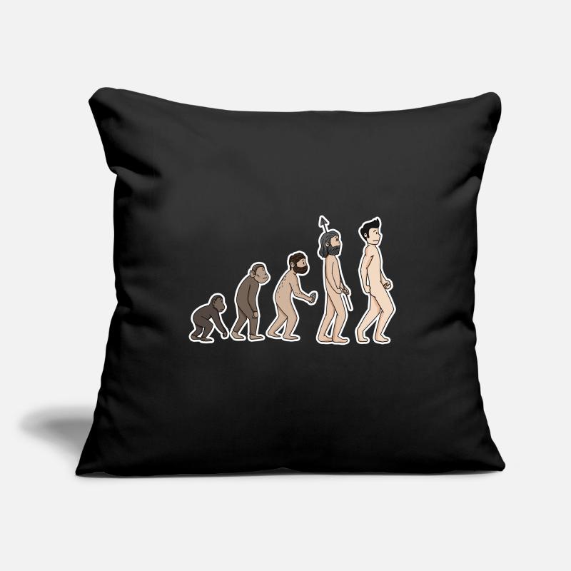 évolution Housse de coussin décorative 45 x 45 cm