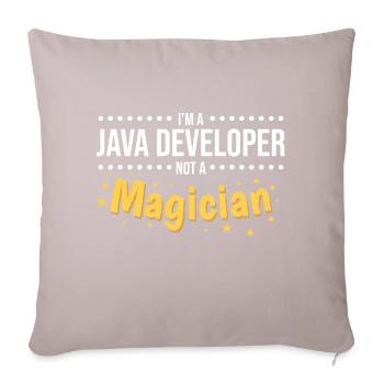 Java Developer - Sofakissenbezug 45 x 45 cm - helles Taupe - Vorne
