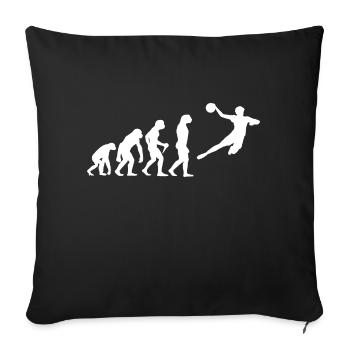 Evolution Handball Kids - Sofa pillowcase 17,3'' x 17,3'' (45 x 45 cm) - black - Front