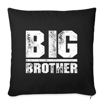 Orwellian Surveillance Bold - Sofa pillowcase 17,3'' x 17,3'' (45 x 45 cm) - black - Front
