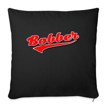 bobber chopper biker cruisen aufkleber sticker - Sofakissenbezug 45 x 45 cm - Schwarz - Vorne