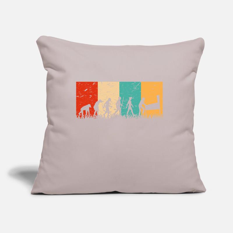 Développement de machines à flipper Évolution du flipper Housse de coussin décorative 45 x 45 cm