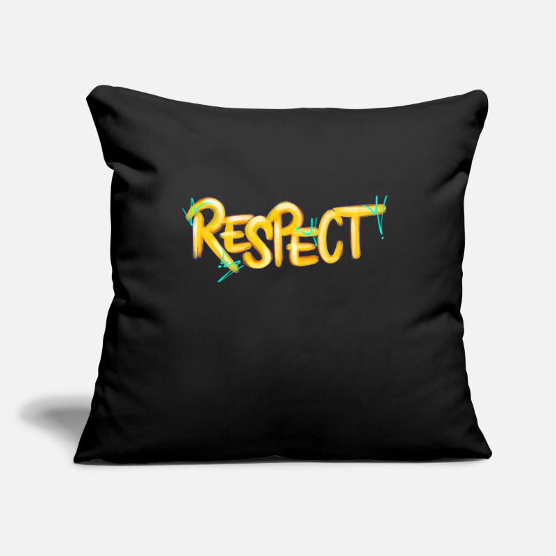 Respect, Art, Kunst, Graffiti Sofa pillowcase 17,3'' x 17,3'' (45 x 45 cm)