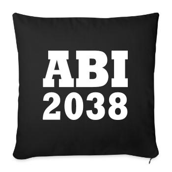 Abi 2038 - Sofakissenbezug 45 x 45 cm - Schwarz - Vorne
