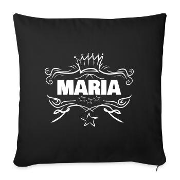 Baby Maria - Sofa pillowcase 17,3'' x 17,3'' (45 x 45 cm) - black - Front