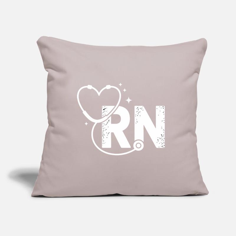 Herzloop RN Logo mit Sternen Sofakissenbezug 45 x 45 cm