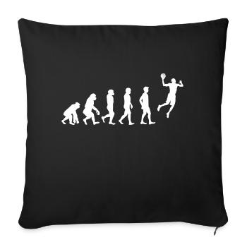 Basketball Evolution! - Housse de coussin décorative 45 x 45 cm - noir - Devant