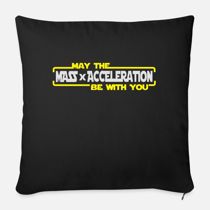 May the Force be with you - Sofa pillowcase 17,3'' x 17,3'' (45 x 45 cm) - black