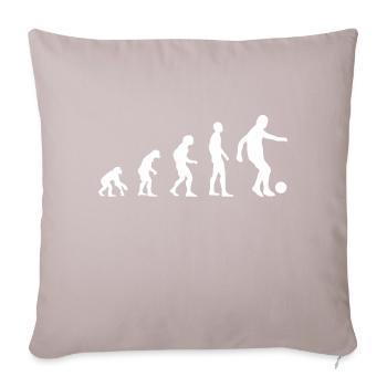 Football Evolution | Football - Housse de coussin décorative 45 x 45 cm - taupe clair - Devant