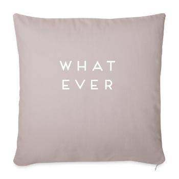 quoi que ce soit - Housse de coussin décorative 45 x 45 cm - taupe clair - Devant