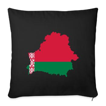 belarus - Sofakissenbezug 45 x 45 cm - Schwarz - Vorne