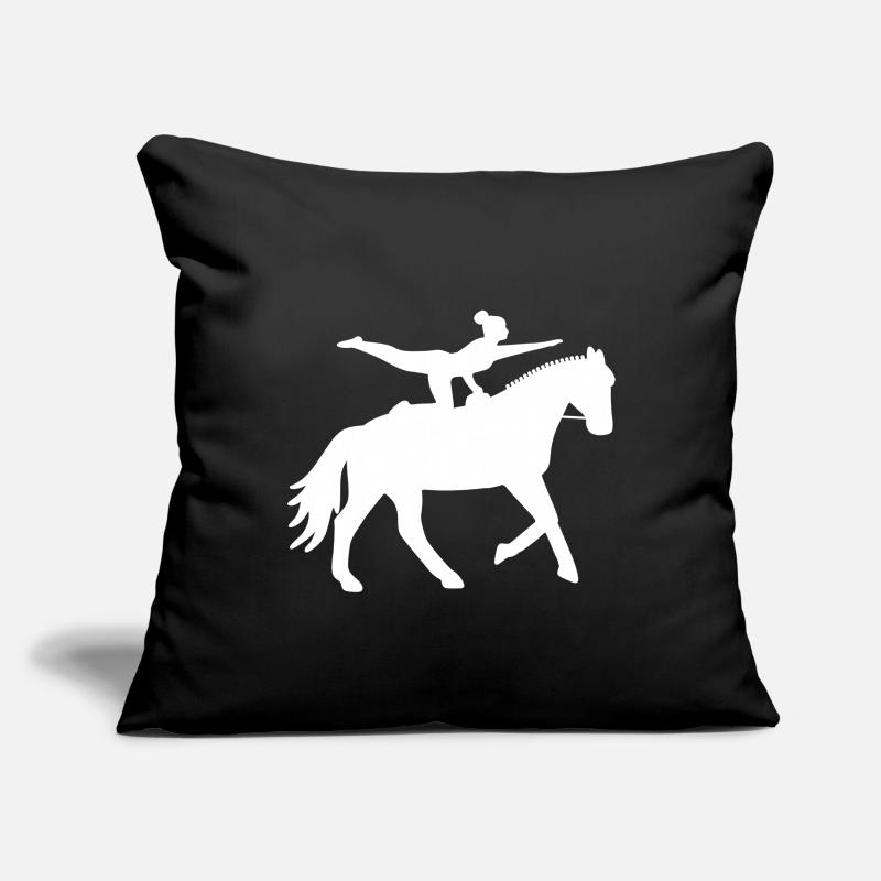 Vaulting with horse - Volti Sofa pillowcase 17,3'' x 17,3'' (45 x 45 cm)
