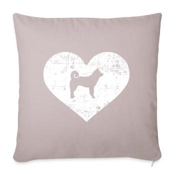 Akita - Sofa pillowcase 17,3'' x 17,3'' (45 x 45 cm) - light taupe - Front