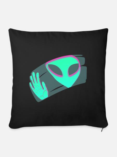 Alien - Sofakissenbezug 45 x 45 cm - Schwarz