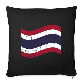 La Thaïlande - Housse de coussin décorative 45 x 45 cm - noir - Devant