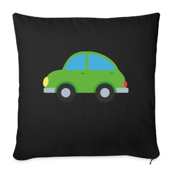 Auto - Sofakissenbezug 45 x 45 cm - Schwarz - Vorne