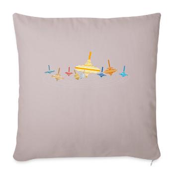 solar system - Sofa pillowcase 17,3'' x 17,3'' (45 x 45 cm) - light taupe - Front