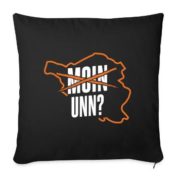 Sarrebruck Saarland Saarland - Housse de coussin décorative 45 x 45 cm - noir - Devant