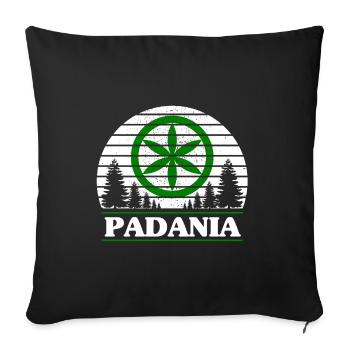 Padanie - Housse de coussin décorative 45 x 45 cm - noir - Devant