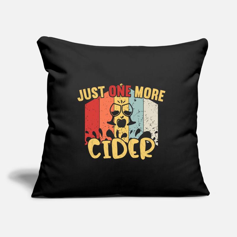 Juste un cidre / cidre de plus Housse de coussin décorative 45 x 45 cm