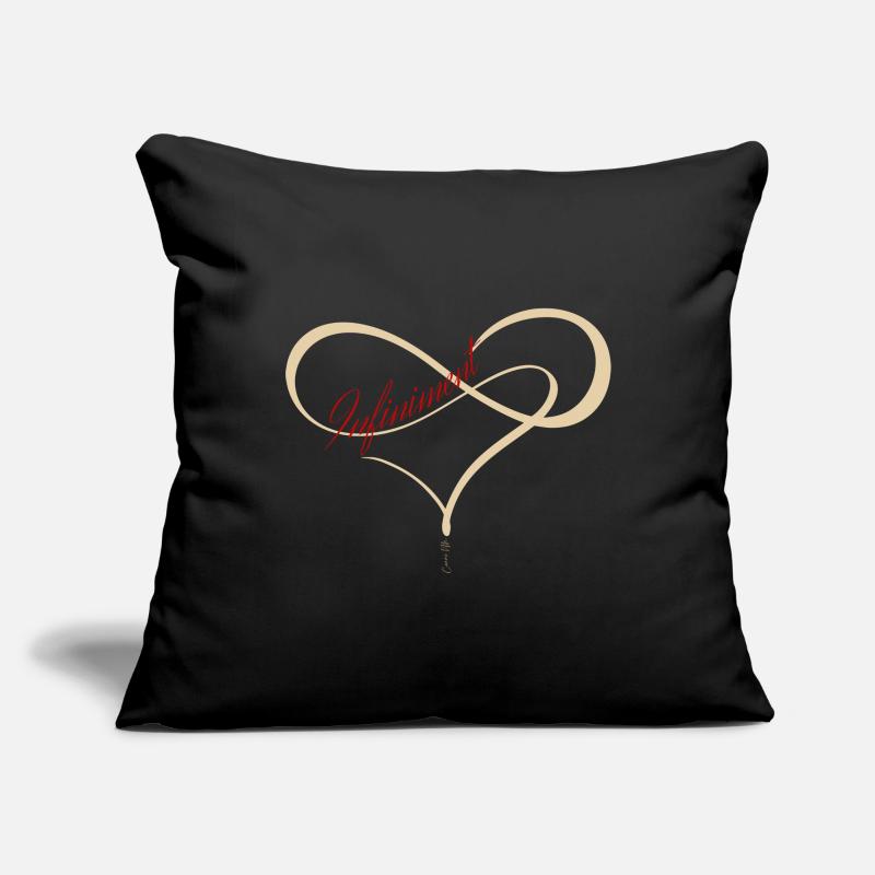 infinitely red Sofa pillowcase 17,3'' x 17,3'' (45 x 45 cm)