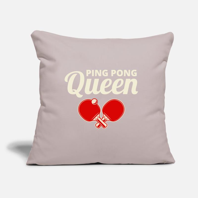 Ping Pong Master Table Tennis Coach Paddle Player Sofa pillowcase 17,3'' x 17,3'' (45 x 45 cm)