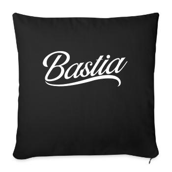 Bastia - Housse de coussin décorative 45 x 45 cm - noir - Devant