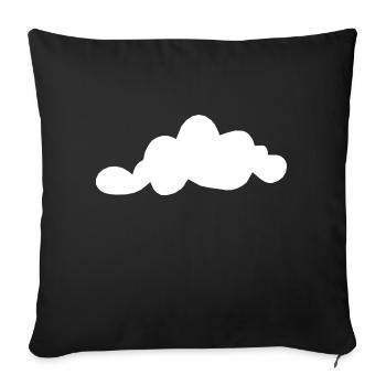 Weather Cloud Clouds Rain Sky Vector 3 - Sofa pillowcase 17,3'' x 17,3'' (45 x 45 cm) - black - Front
