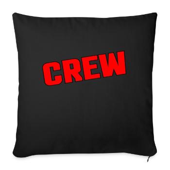 Crew - Sofa pillowcase 17,3'' x 17,3'' (45 x 45 cm) - black - Front
