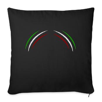 Griffes Italie 2 - Housse de coussin décorative 45 x 45 cm - noir - Devant
