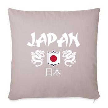 Japan - Sofakissenbezug 45 x 45 cm - helles Taupe - Vorne