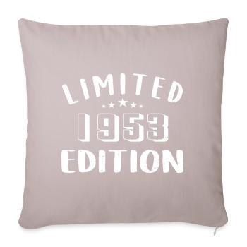 Birthday 1953 Limited Edition 1953 - Sofa pillowcase 17,3'' x 17,3'' (45 x 45 cm) - light taupe - Front