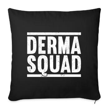 Dermatology Dermatologist - Sofa pillowcase 17,3'' x 17,3'' (45 x 45 cm) - black - Front