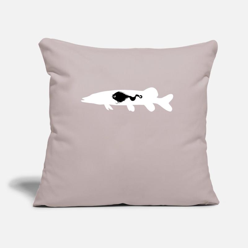 Pike Mustache Rig Sofa pillowcase 17,3'' x 17,3'' (45 x 45 cm)