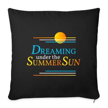 Summersun - Sofakissenbezug 45 x 45 cm - Schwarz - Vorne