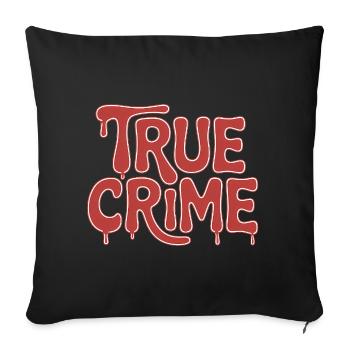 True Crime - Killer Blood Design - Sofakissenbezug 45 x 45 cm - Schwarz - Vorne