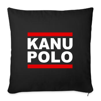 Canoe Polo - Canoe Polo - Paddling - Paddle - Sport - Sofa pillowcase 17,3'' x 17,3'' (45 x 45 cm) - black - Front