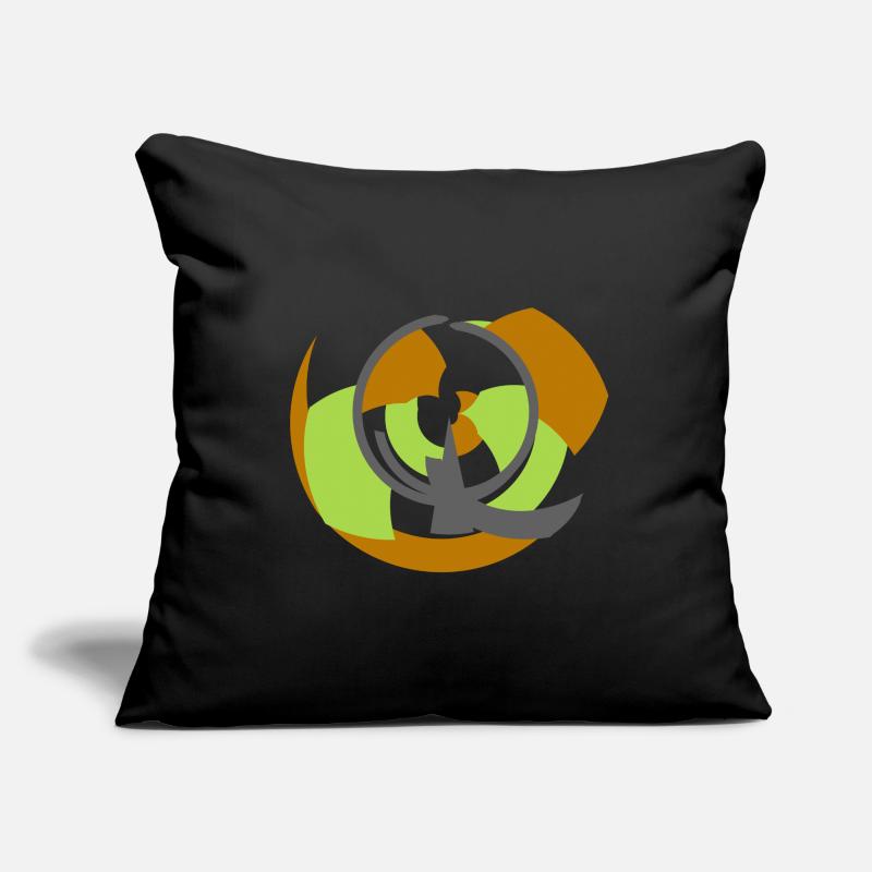 Spiral Orbit Abstract Geometry Sofa pillowcase 17,3'' x 17,3'' (45 x 45 cm)