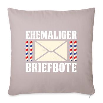 Postman FORMER POSTMAN Funny - Sofa pillowcase 17,3'' x 17,3'' (45 x 45 cm) - light taupe - Front