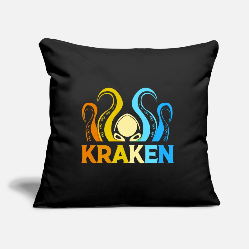 Pieuvre Pieuvre Pieuvre Pieuvre Housse de coussin décorative 45 x 45 cm